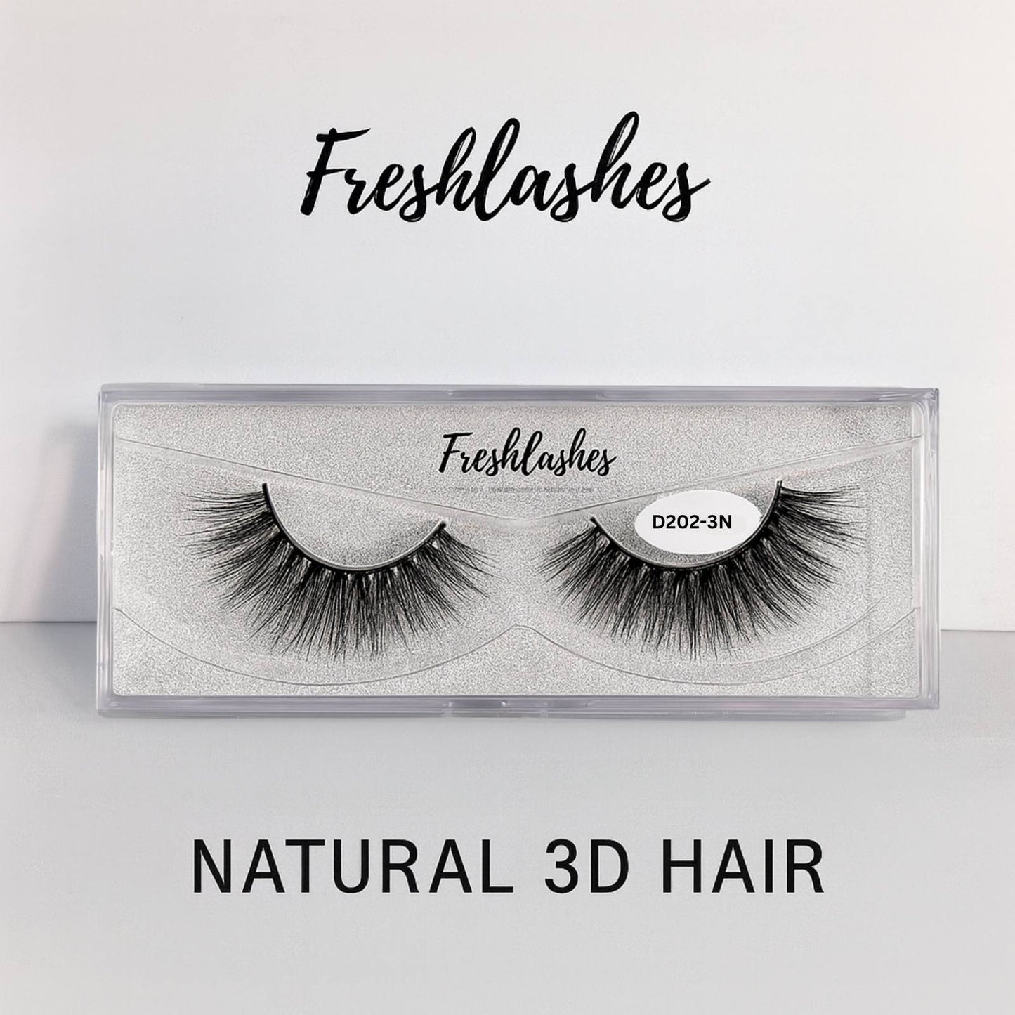 FreshLashes - künstliche 3D Wimpern - Eyelashes - D202-3N