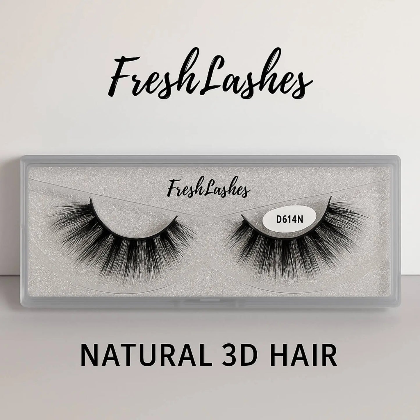 FreshLashes - künstliche 3D Wimpern - Eyelashes - D614N FreshLashes