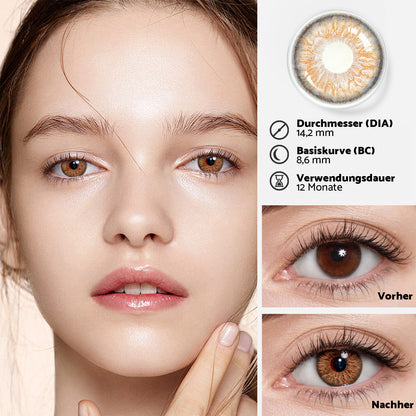 Jahreslinsen flirting braun vorher/nachher effekt