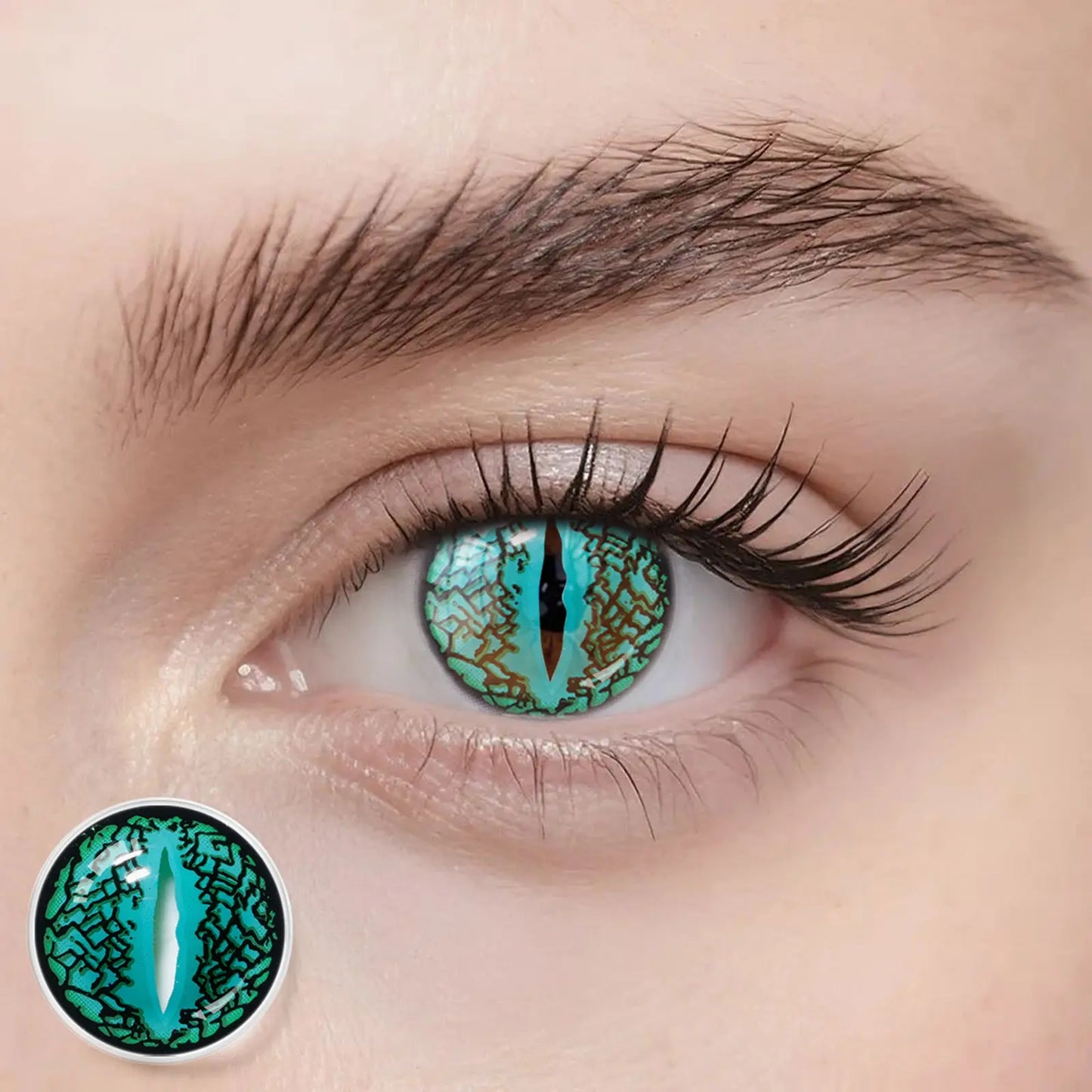 Fantasy Kontaktlinsen – Lizard Eye Green – Jahreslinsen – DIA 14.5 mm | Freshlens Freshlens