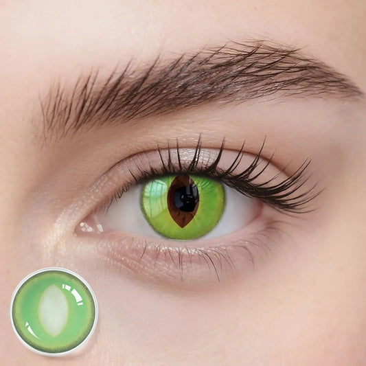 Fantasy Kontaktlinsen – British Shorthair Green – Jahreslinsen – DIA 14.5 mm | Freshlens Freshlens