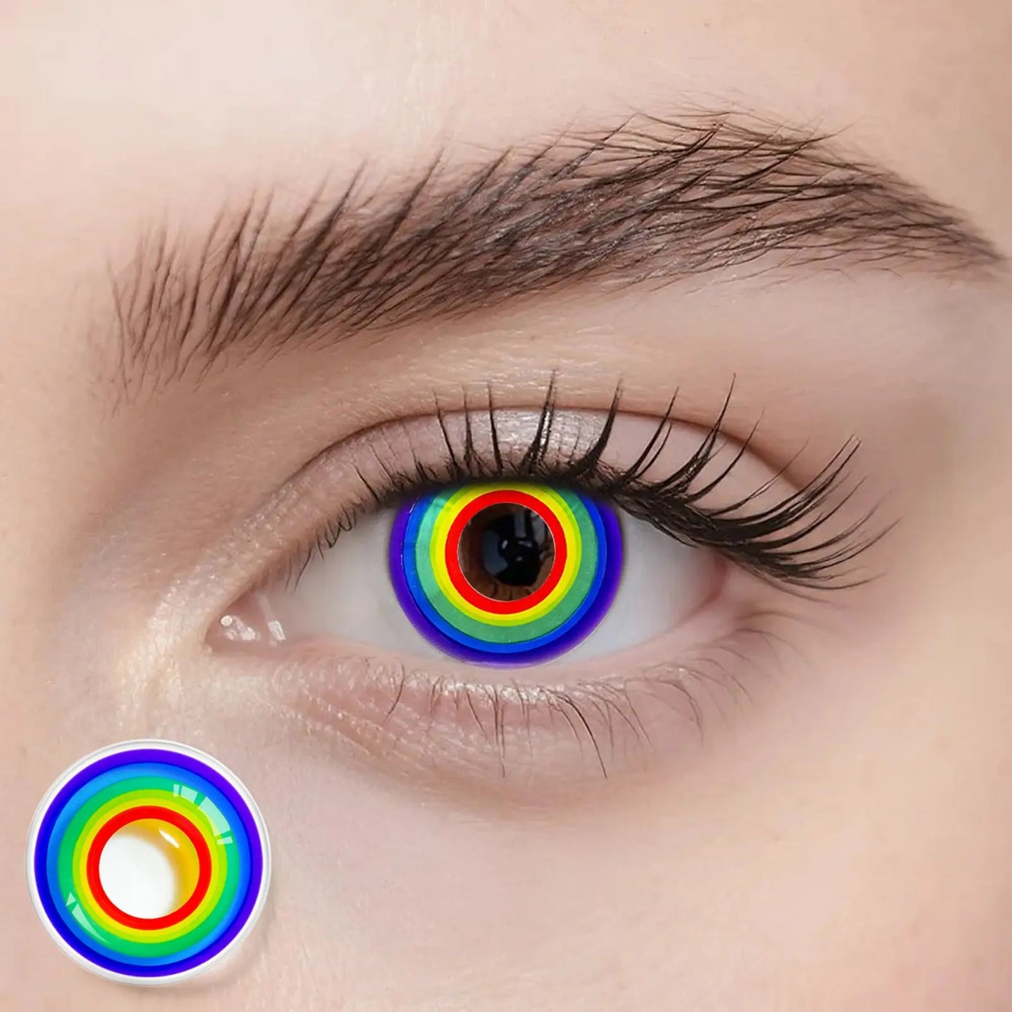 Fantasy Kontaktlinsen – Multiple Rainbow – Jahreslinsen – DIA 14.5 mm | Freshlens Freshlens