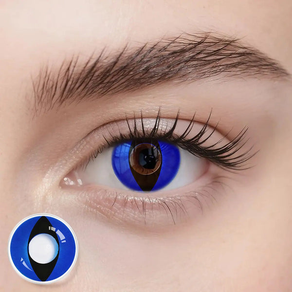 Fantasy Kontaktlinsen – Blue Cat Eye – Jahreslinsen – DIA 14.5 mm | Freshlens Freshlens