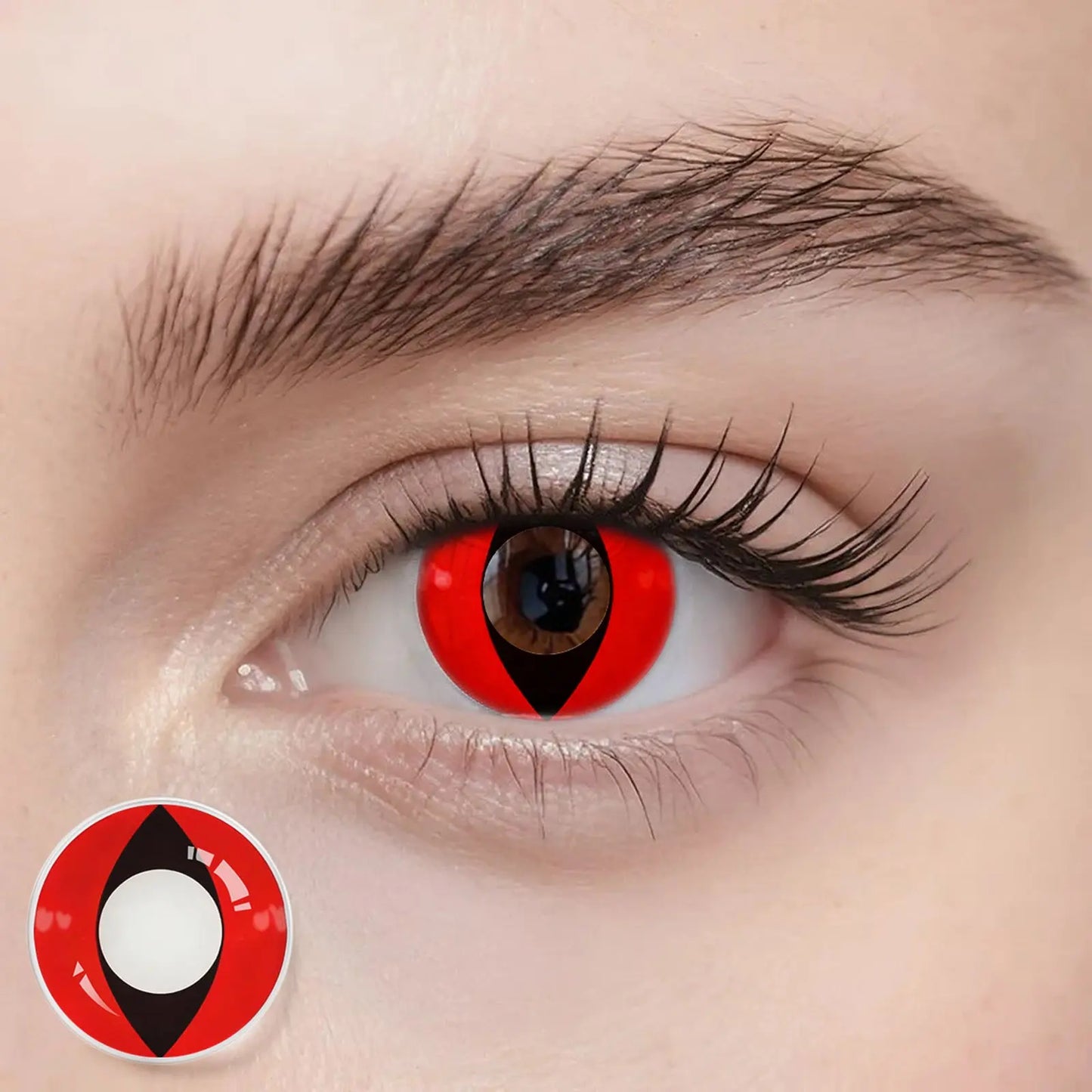 Fantasy Kontaktlinsen – Cat Eye Red – Jahreslinsen – DIA 14.5 mm | Freshlens Freshlens