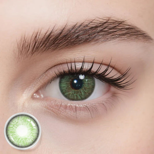 Farbige Kontaktlinsen – Encounter Grün – Jahreslinsen – DIA 14,2 mm | Freshlens