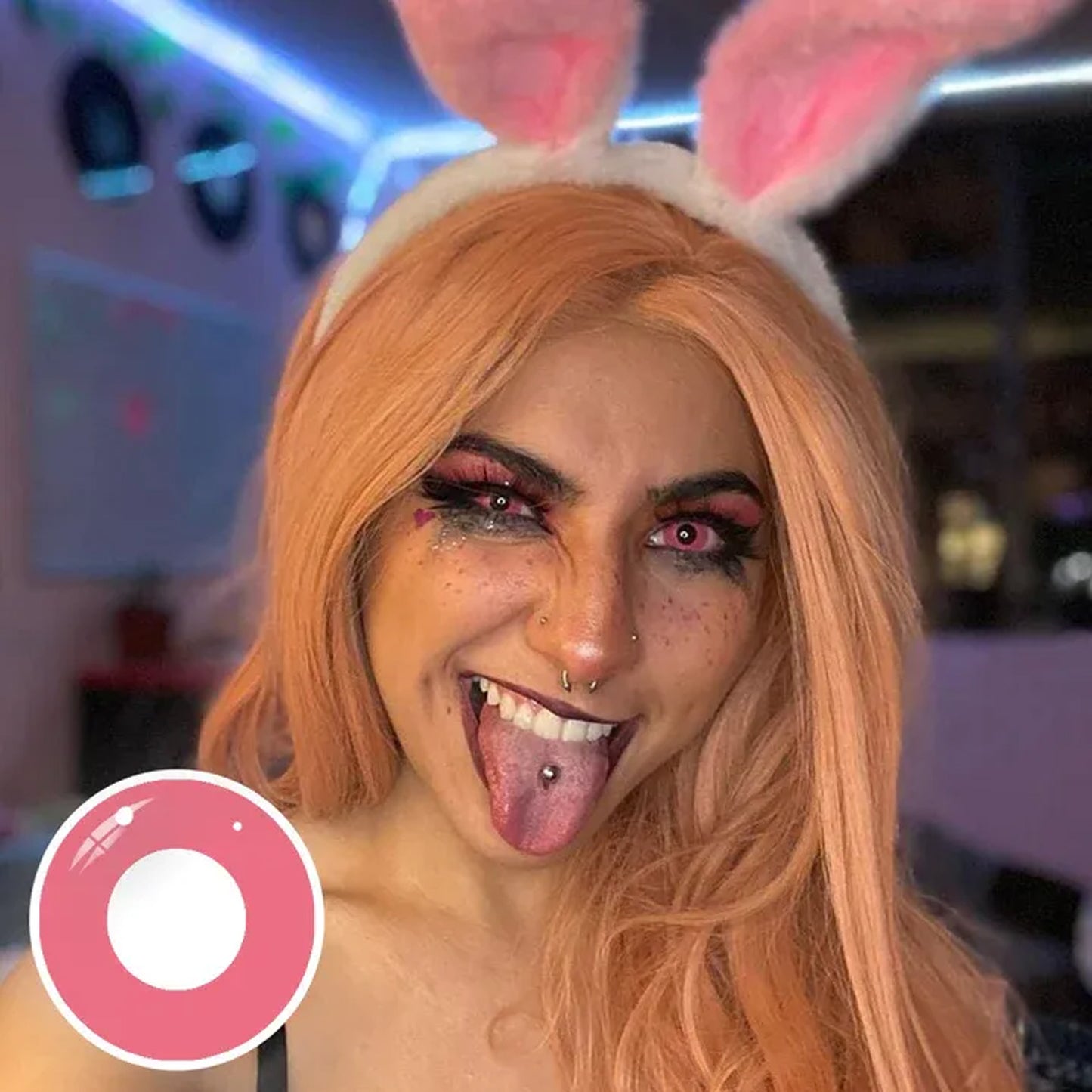 Fantasy Kontaktlinsen – Powdery Violet Block – Jahreslinsen – DIA 14.5 mm | Freshlens