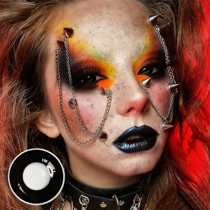 Fantasy Kontaktlinsen – Black Block – Jahreslinsen – DIA 14.5 mm | Freshlens