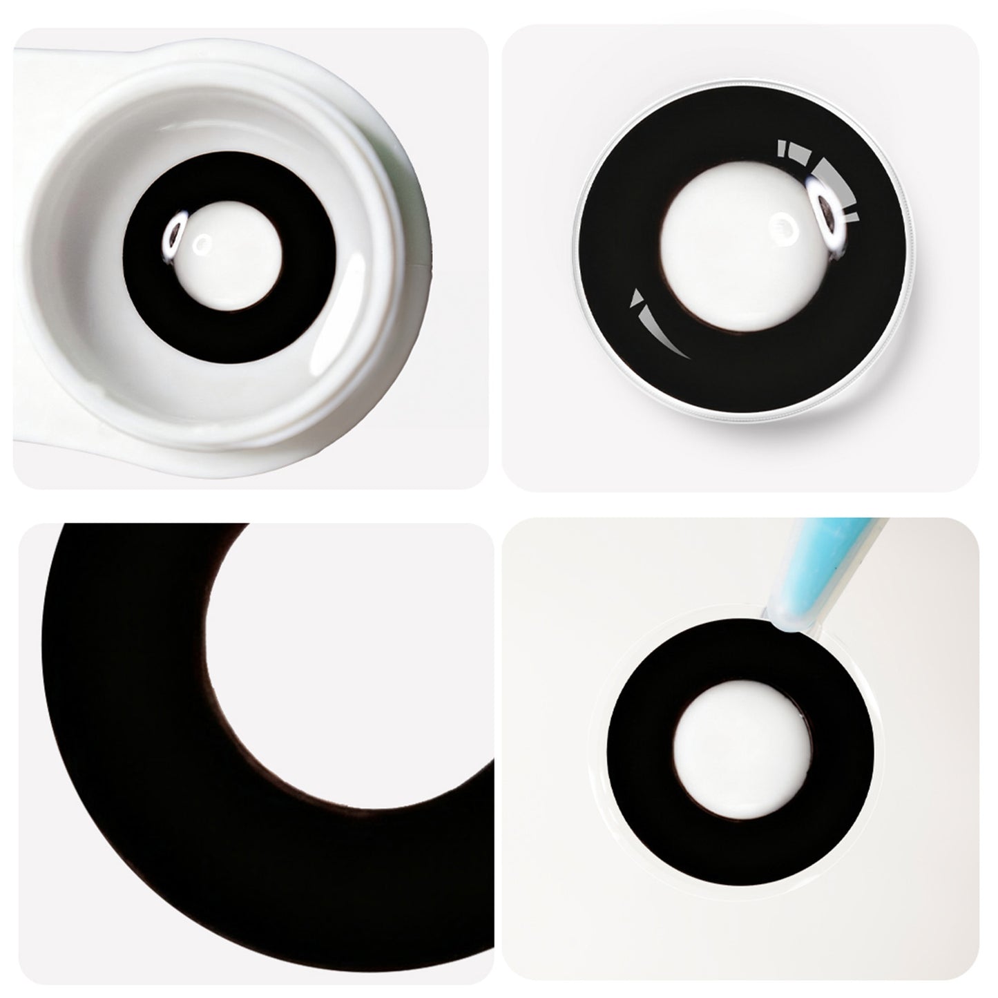 Fantasy Kontaktlinsen – Black Block – Jahreslinsen – DIA 14.5 mm | Freshlens