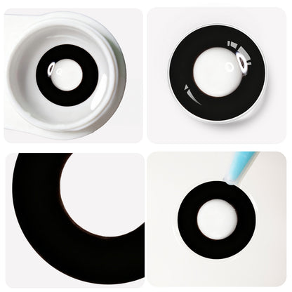Fantasy Kontaktlinsen – Black Block – Jahreslinsen – DIA 14.5 mm | Freshlens