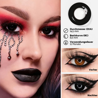Fantasy Kontaktlinsen – Black Block – Jahreslinsen – DIA 14.5 mm | Freshlens