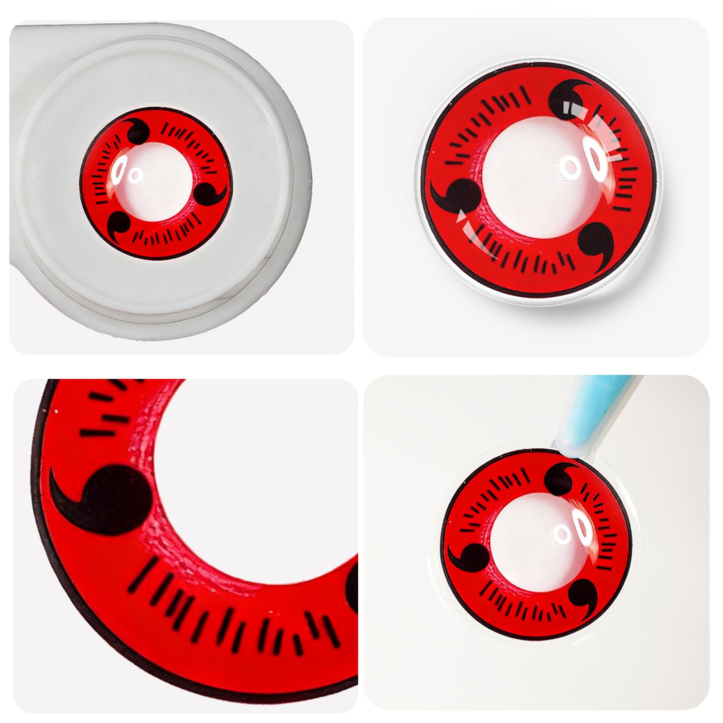 Fantasy Kontaktlinsen – Red Sasuke Uchiha – Jahreslinsen – DIA 14.5 mm | Freshlens