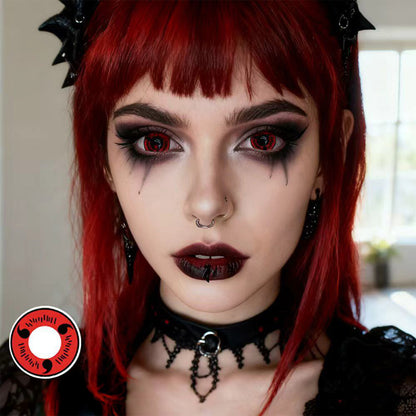 Fantasy Kontaktlinsen – Red Sasuke Uchiha – Jahreslinsen – DIA 14.5 mm | Freshlens