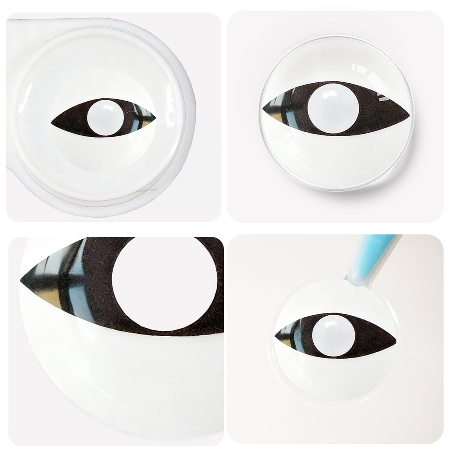 Fantasy Kontaktlinsen – White Cat Eye – Jahreslinsen – DIA 14.5 mm | Freshlens