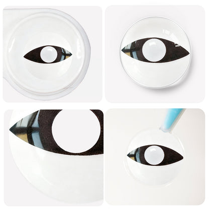 Fantasy Kontaktlinsen – White Cat Eye – Jahreslinsen – DIA 14.5 mm | Freshlens