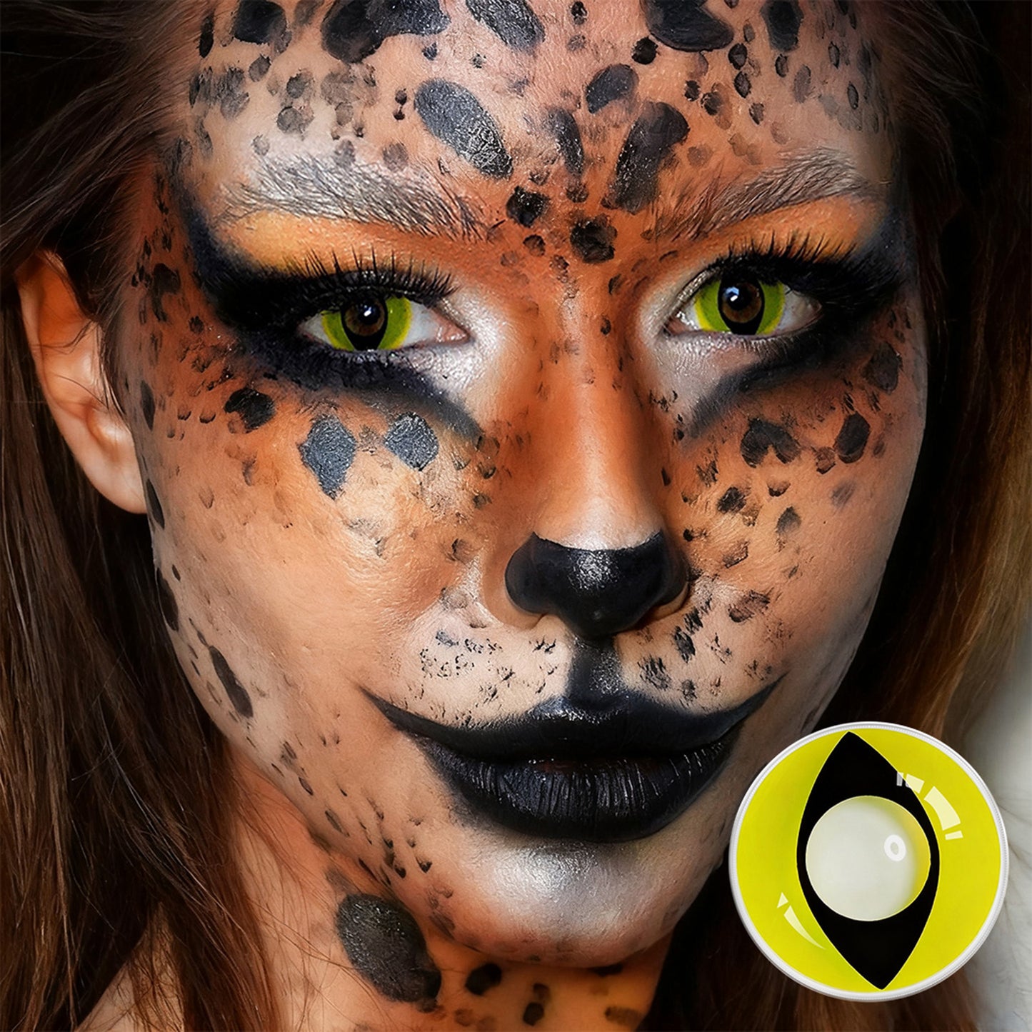 Fantasy Kontaktlinsen – Yellow Cat Eye – Jahreslinsen – DIA 14.5 mm | Freshlens