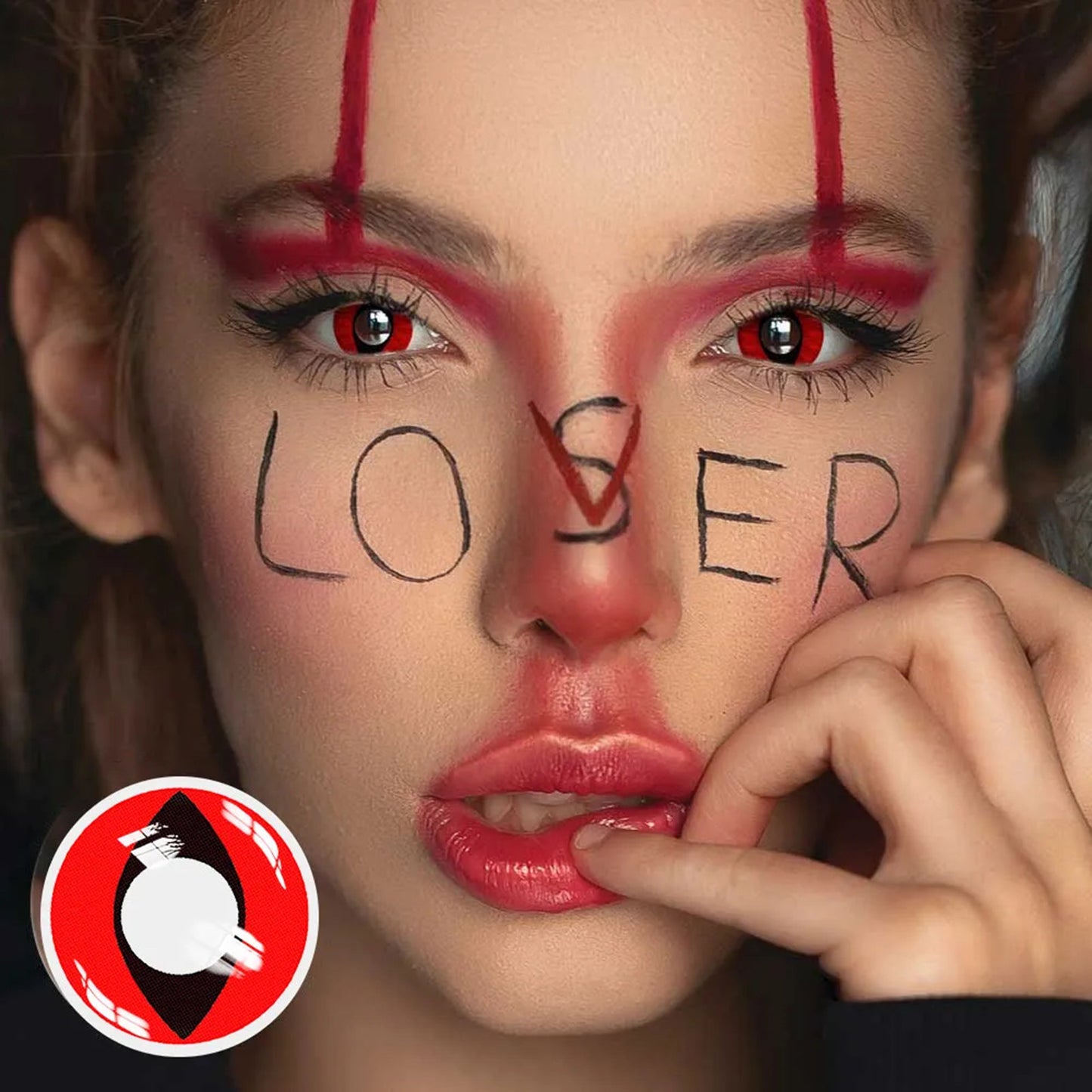 Fantasy Kontaktlinsen – Cat Eye Red – Jahreslinsen – DIA 14.5 mm | Freshlens