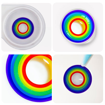 Fantasy Kontaktlinsen – Multiple Rainbow – Jahreslinsen – DIA 14.5 mm | Freshlens