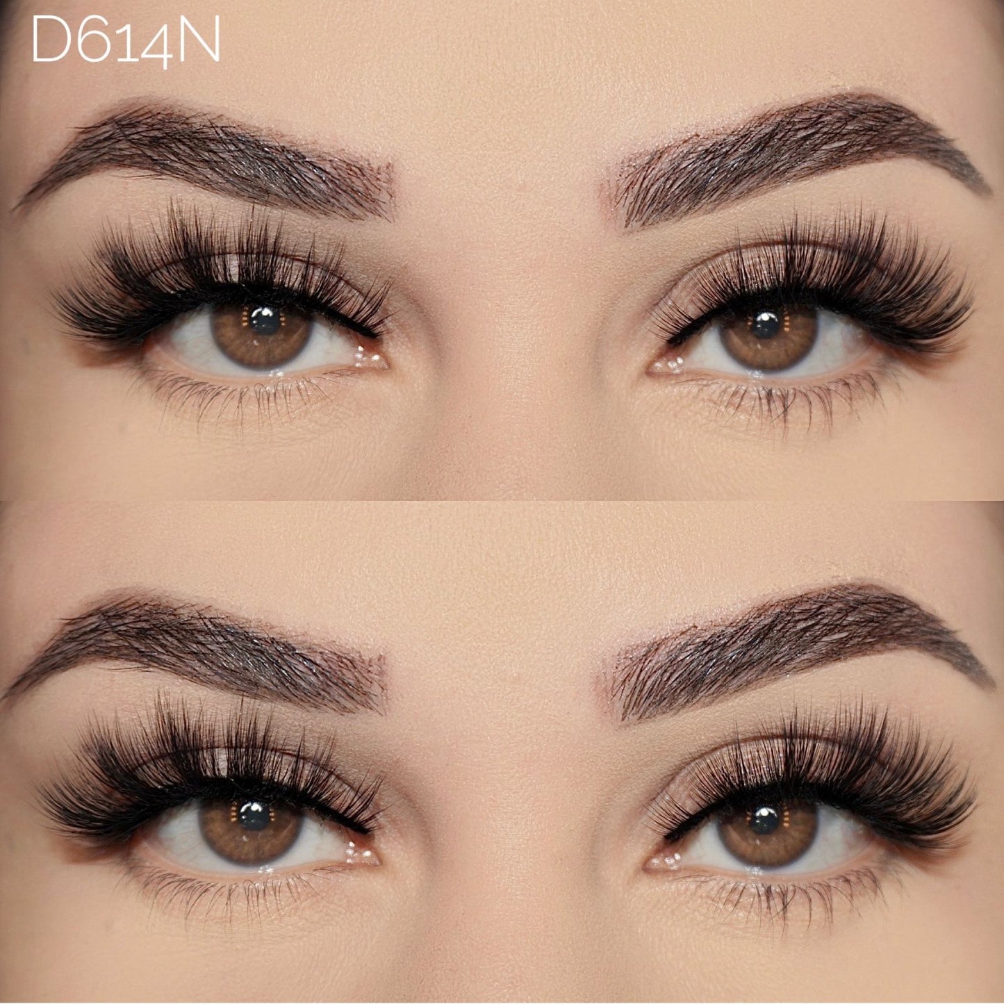 FreshLashes - künstliche 3D Wimpern - Eyelashes - D614N