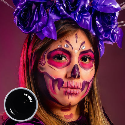 Fantasy Kontaktlinsen – Black Out – Jahreslinsen – DIA 14.5 mm | Freshlens