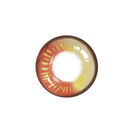 Fantasy Kontaktlinsen – Anime Red Brown – Jahreslinsen – DIA 14.5 mm | Freshlens