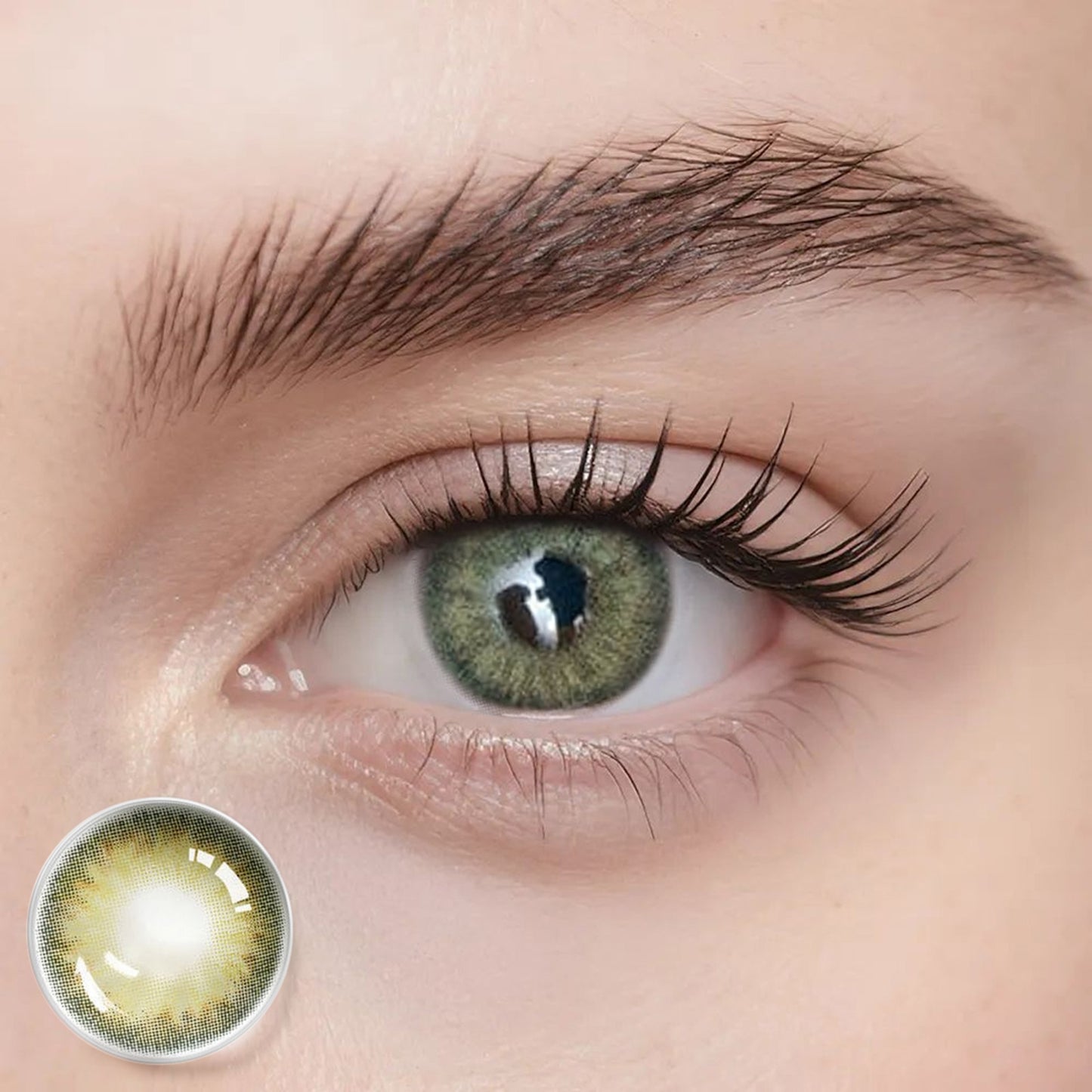 Farbige Kontaktlinsen – Intuition Grün – Jahreslinsen – DIA 14 mm | Freshlens