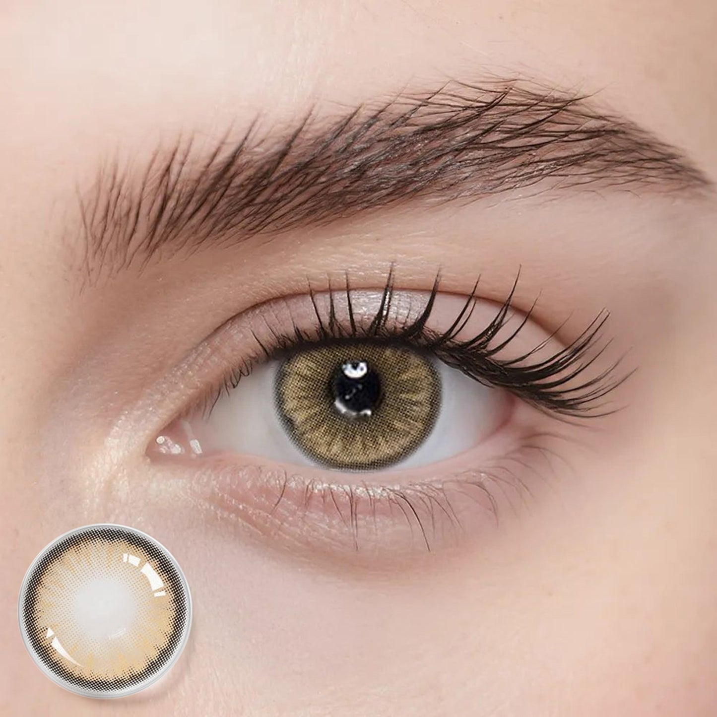 Farbige Kontaktlinsen – Dawn Brown – Jahreslinsen – DIA 14,5 mm | Freshlens