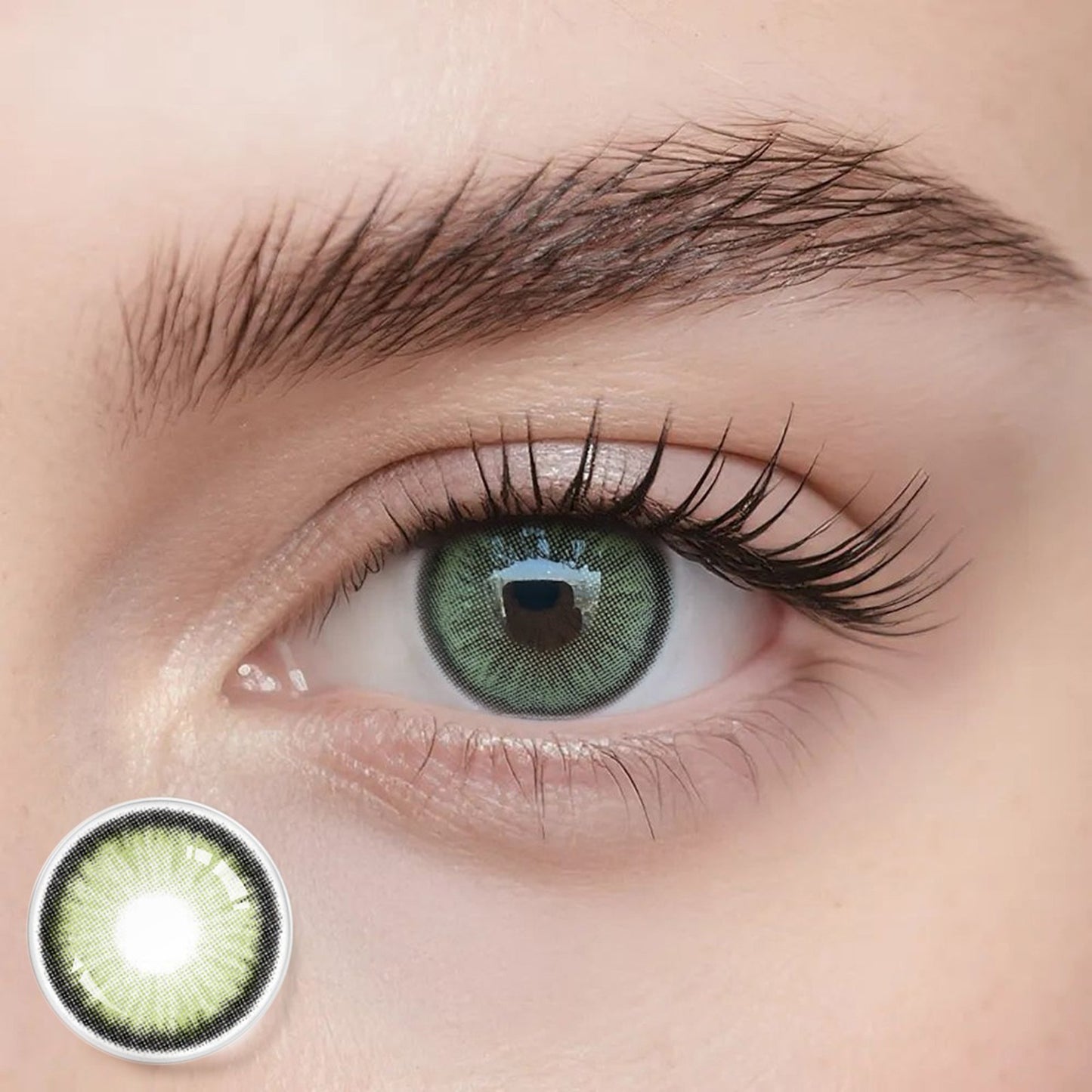 Farbige Kontaktlinsen – Dawn Green – Jahreslinsen – DIA 14,5 mm | Freshlens