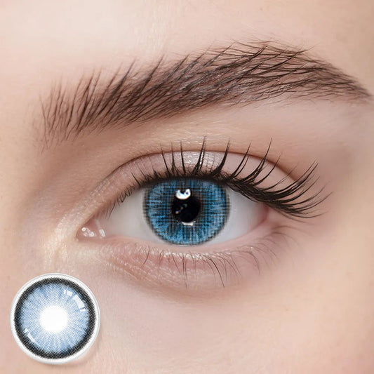 Farbige Kontaktlinsen – Dawn Blue – Jahreslinsen – DIA 14,5 mm | Freshlens