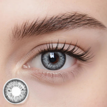 Farbige Kontaktlinsen – Stunna Girl Grau– Jahreslinsen – DIA 14,2 mm | Freshlens