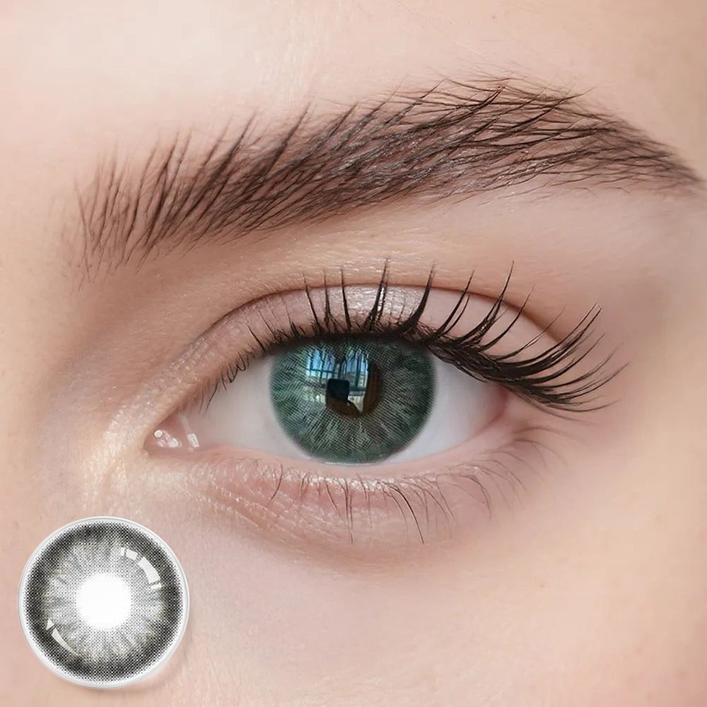 Farbige Kontaktlinsen – Ilusion Grau – Jahreslinsen – DIA 14 mm | Freshlens