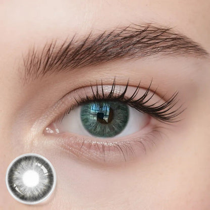 Farbige Kontaktlinsen – Ilusion Grau – Jahreslinsen – DIA 14 mm | Freshlens