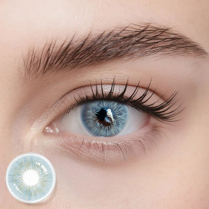 Farbige Kontaktlinsen – Sun Kissed Tiffany Blau – Jahreslinsen – DIA 14,2 mm | Freshlens