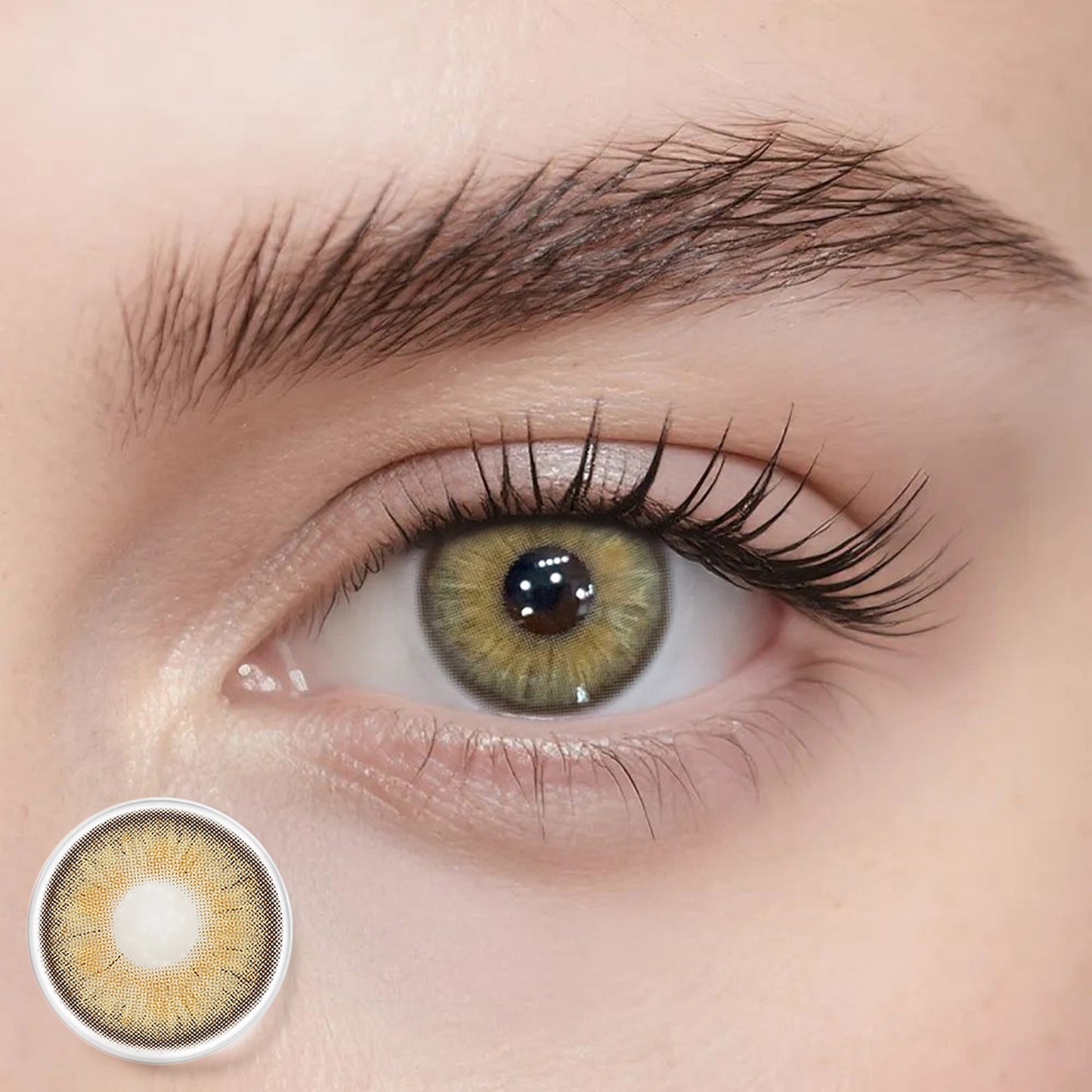 Farbige Kontaktlinsen – Sandy Twilight Braun – Jahreslinsen – DIA 14,5 mm | Freshlens