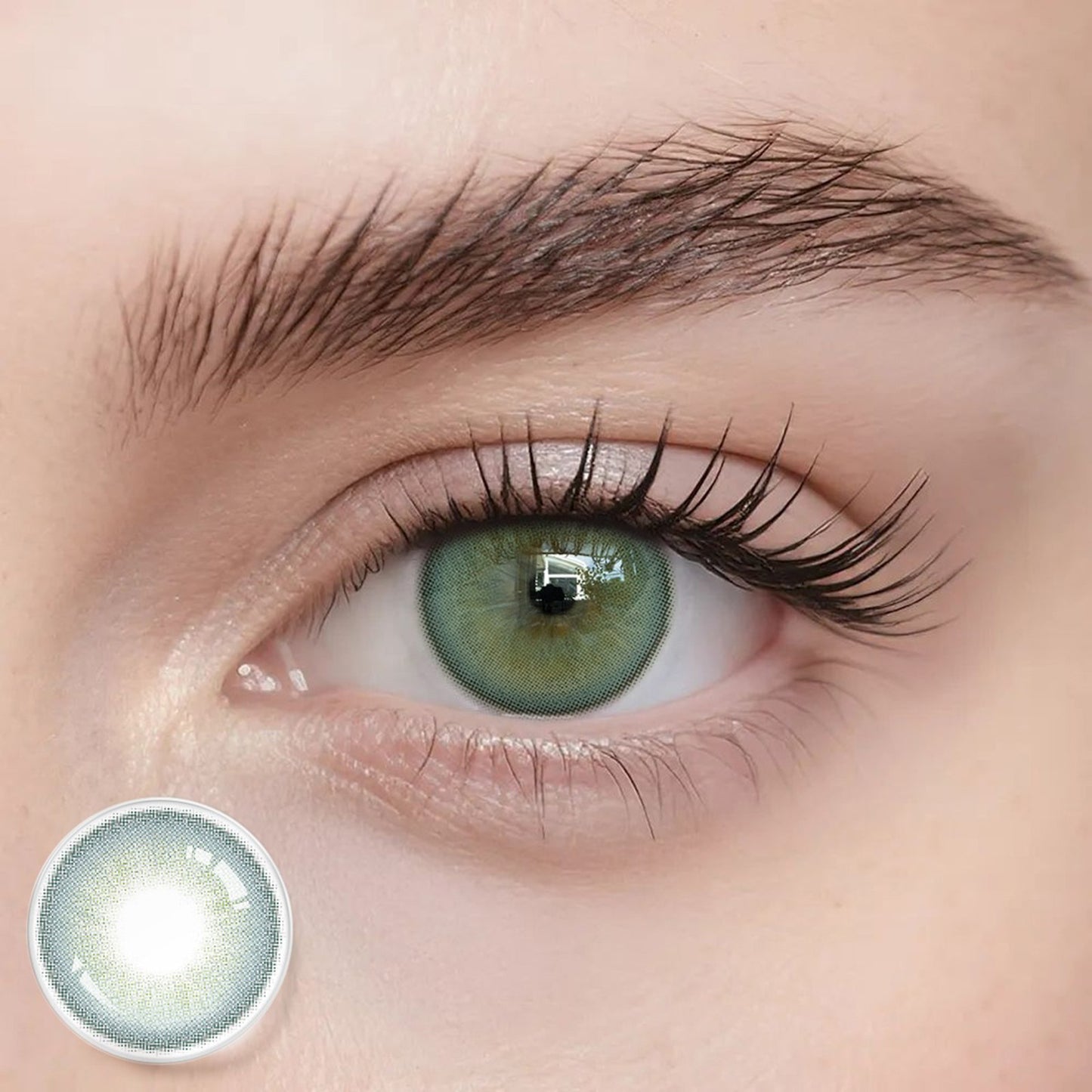 Farbige Kontaktlinsen – Twilight Green – Jahreslinsen – DIA 14,5 mm | Freshlens