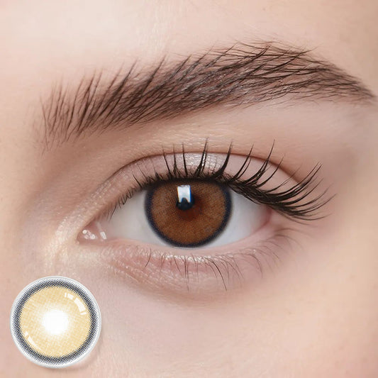 Farbige Kontaktlinsen – Braun Flare – Jahreslinsen – DIA 14,5 mm | Freshlens