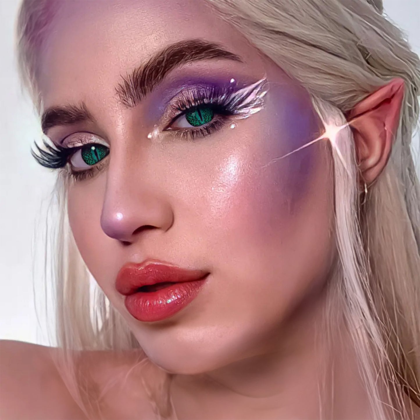 Fantasy Kontaktlinsen – Lizard Eye Green – Jahreslinsen – DIA 14.5 mm | Freshlens