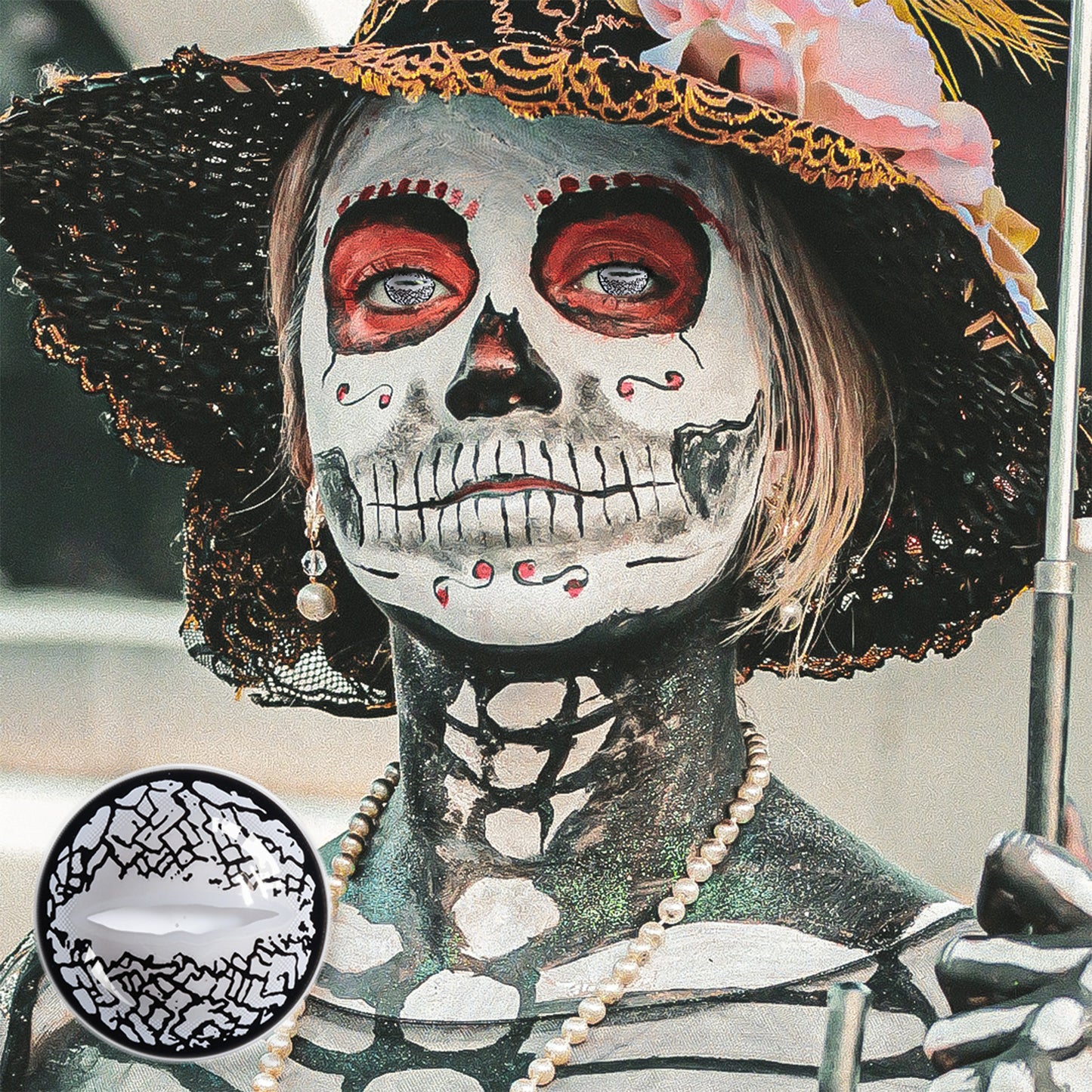 Fantasy Kontaktlinsen – Lizard Eye Sliver – Jahreslinsen – DIA 14.5 mm | Freshlens