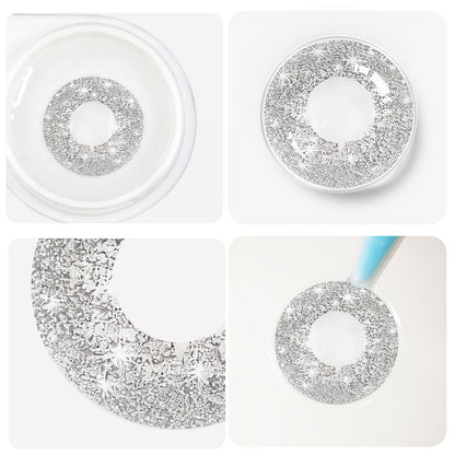 Special Edition – Blink Gray - Glänzend – Jahreslinsen – DIA 14.5 mm | Freshlens