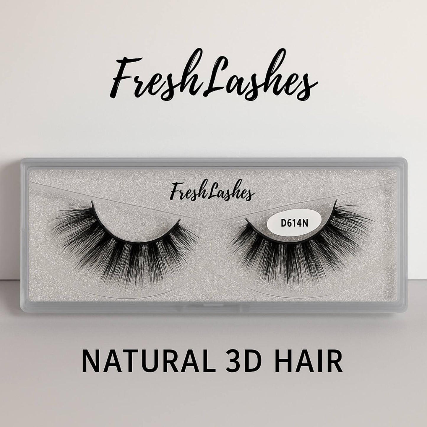 FreshLashes - künstliche 3D Wimpern - Eyelashes - D614N
