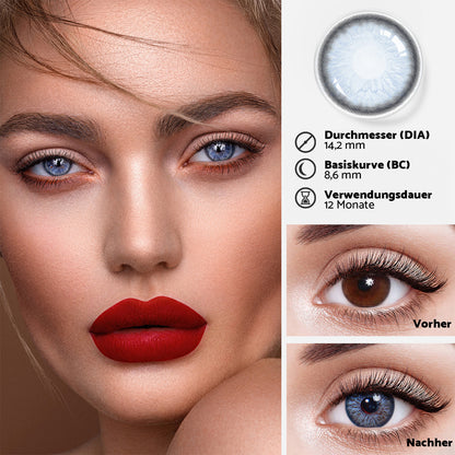 Jahreslinsen flirting blau vorher/nachher effekt