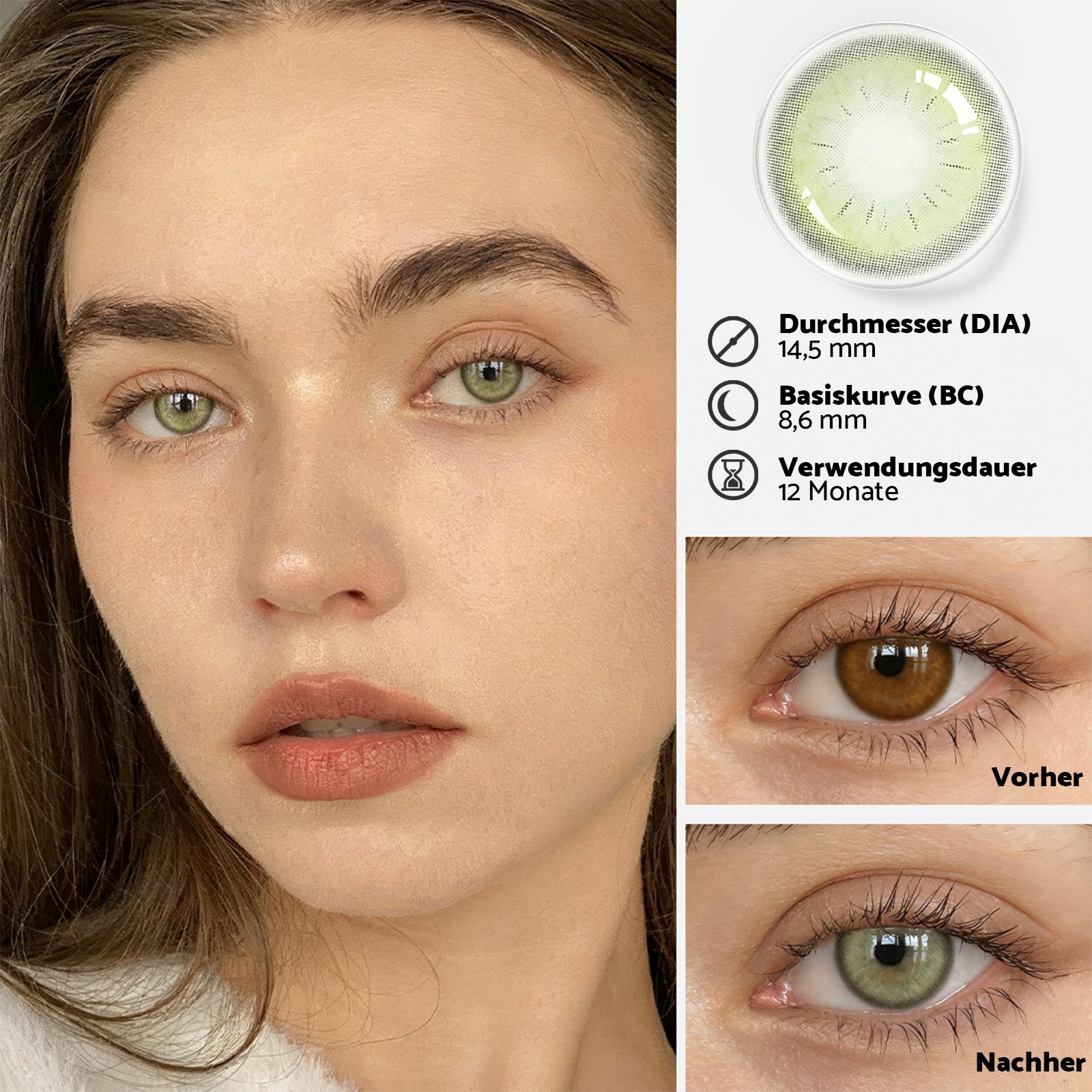 Jahreslinsen forest green vorher/nachher effekt