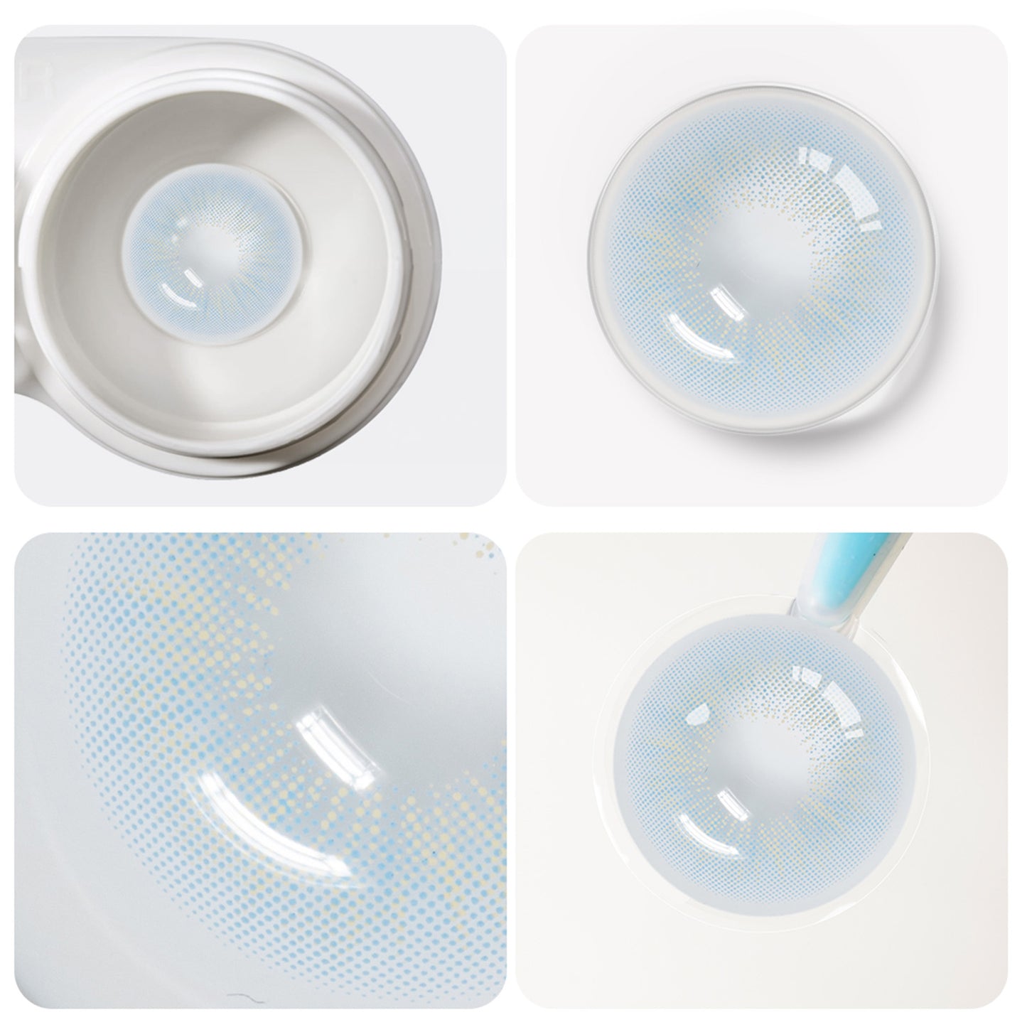 Jahreslinsen Ice Blau detaillierte Ansicht