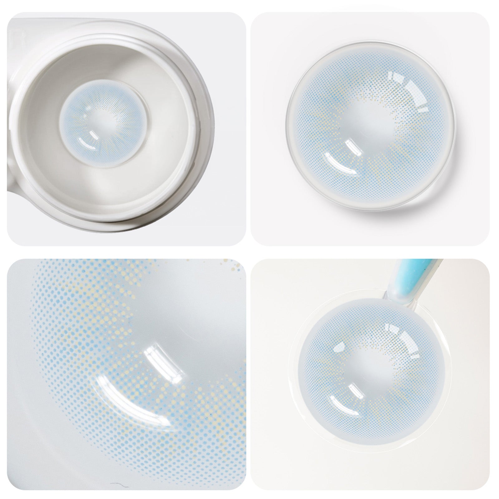 Jahreslinsen Ice Blau detaillierte Ansicht