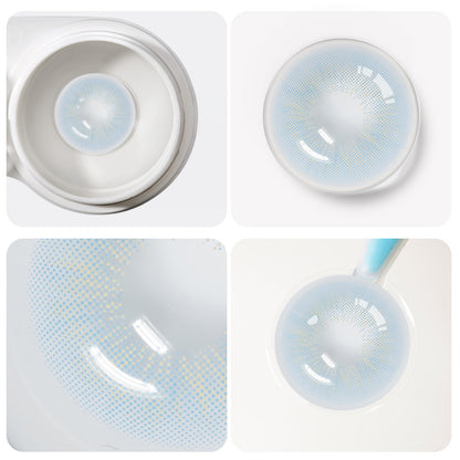 Jahreslinsen Ice Blau detaillierte Ansicht