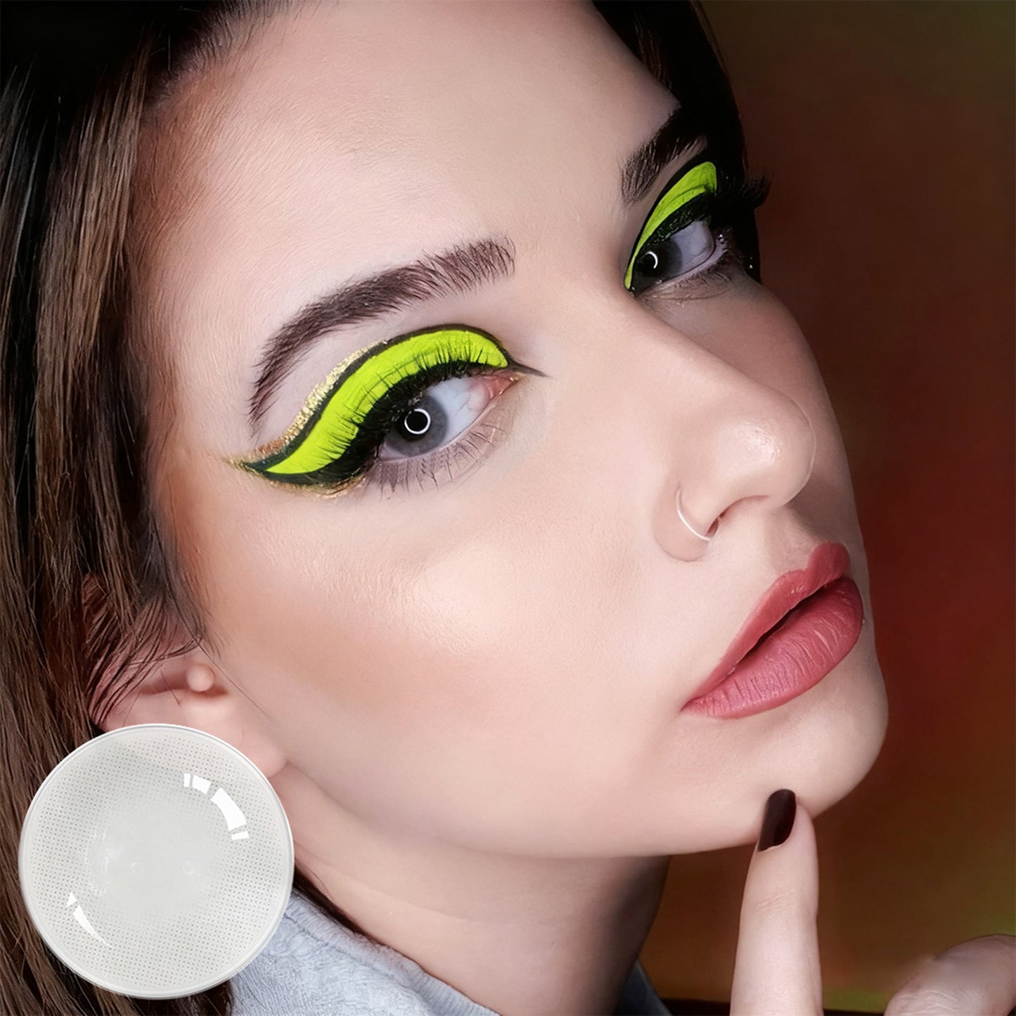 Jahreslinsen Ice Grau Model Tragebild