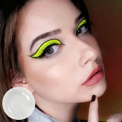 Jahreslinsen Ice Grau Model Tragebild