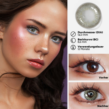 Taylor Grüne Jahreslinsen vorher/nachher effekt