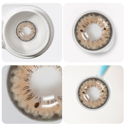 Jahreslinsen halia Brown detaillierte Ansicht