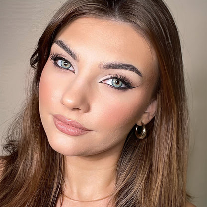 Jahreslinsen twilight green tragebild model